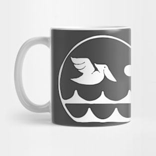 Drift White Circle Pelican Mug